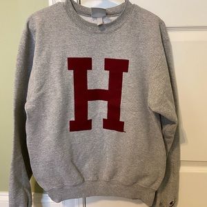 Size: S, Clr: Grey, Harvard Crewneck, Barely Worn